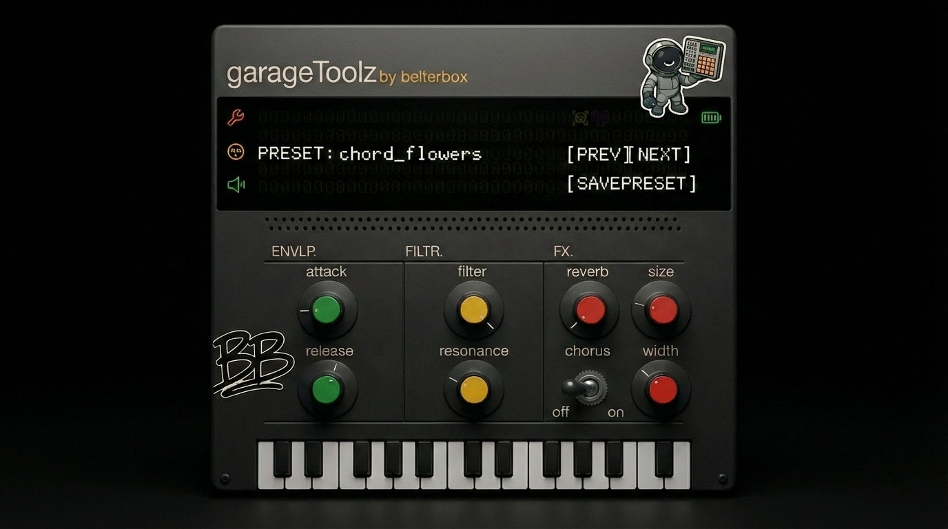 garageToolz interface